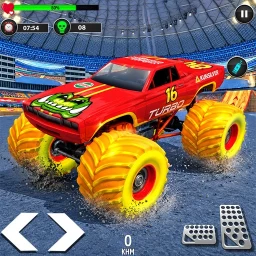 Crazy Monster Truck Derby Game