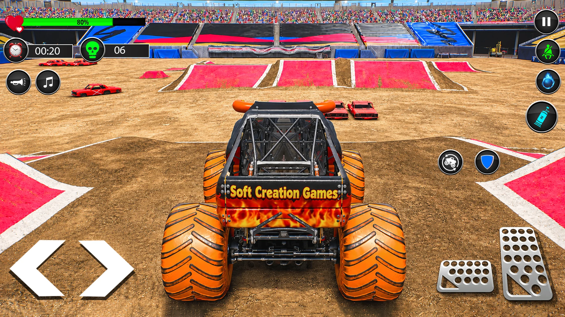 Crazy Monster Truck Derby Game screenshot