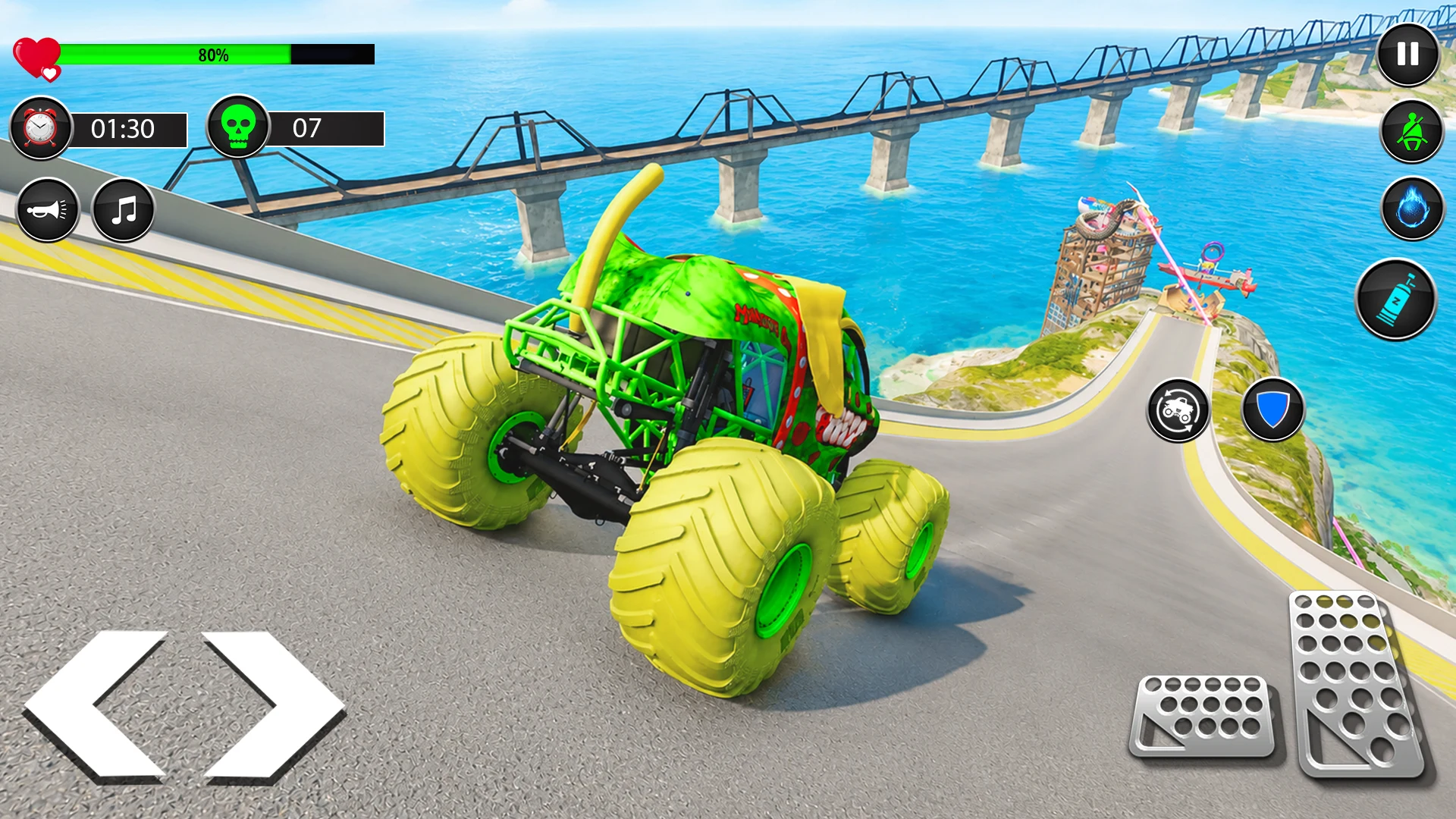 Crazy Monster Truck Derby Game screenshot