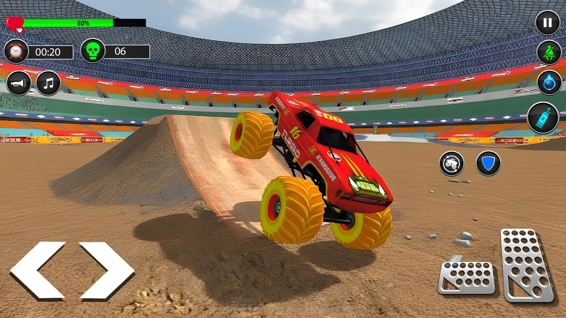 Crazy Monster Truck Derby Game screenshot
